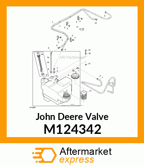 VALVE, FUEL SHUT M124342