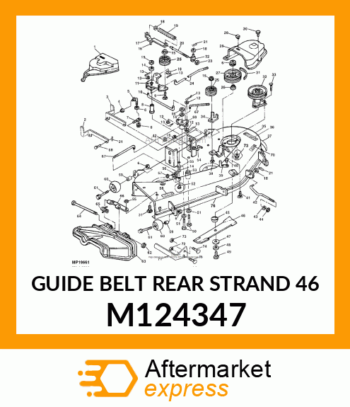 Guide Belt Rear Strand 46" M124347