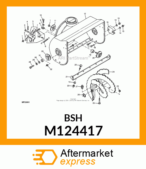 BUSHING, FLANGED M124417