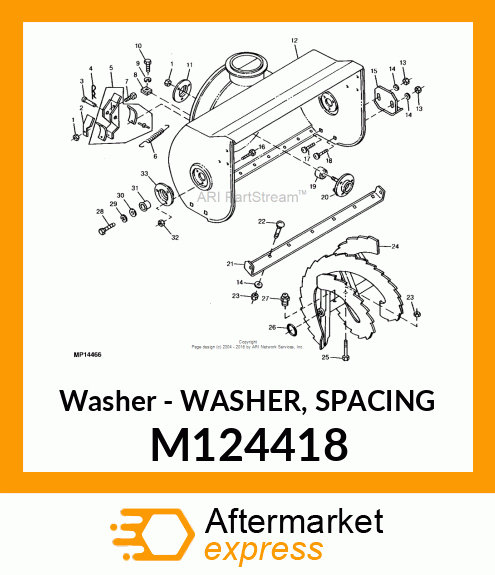 Washer M124418