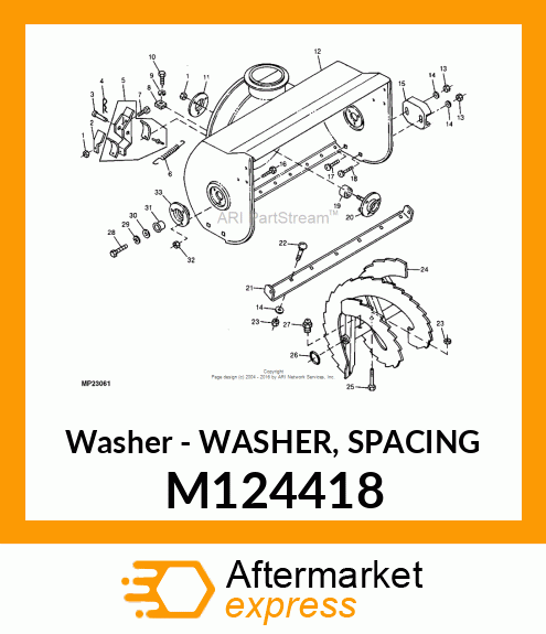 Washer M124418