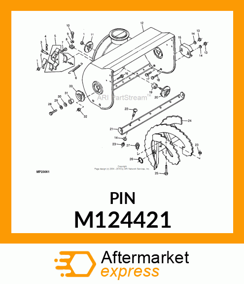 Pin Fastener M124421