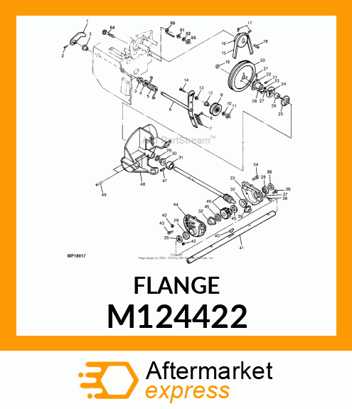 FLANGE, BEARING M124422