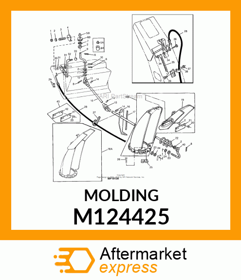 Molding M124425