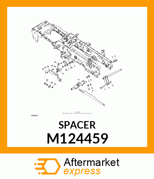 BEARING, SHAFT M124459