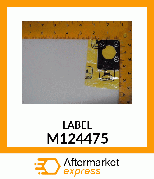 Label Model No 828D M124475