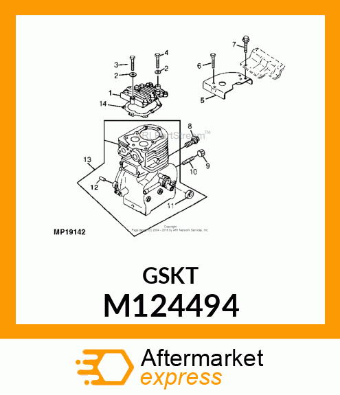 GASKET, CYLINDER HEAD M124494