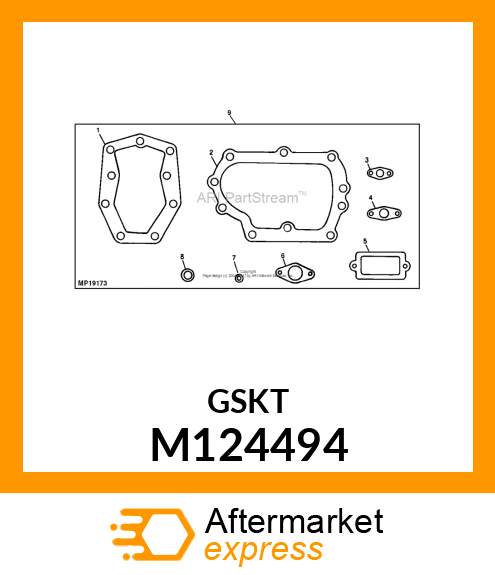 GASKET, CYLINDER HEAD M124494