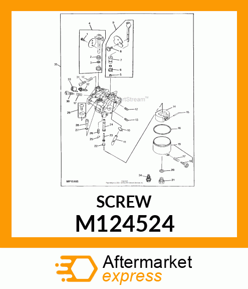 SCREW, PILOT AIR M124524