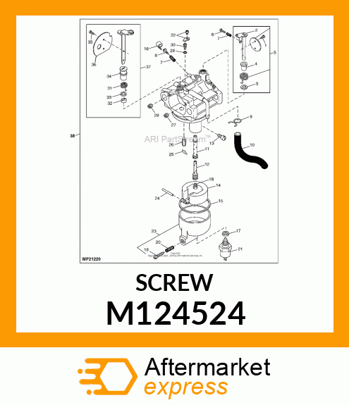 SCREW, PILOT AIR M124524