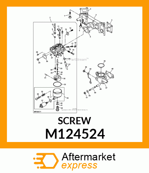 SCREW, PILOT AIR M124524