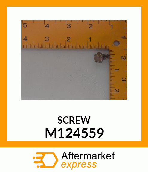 SCREW, THREAD FORMING 1/4 M124559