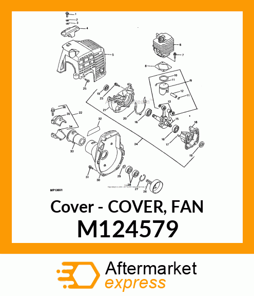 Cover - COVER, FAN M124579