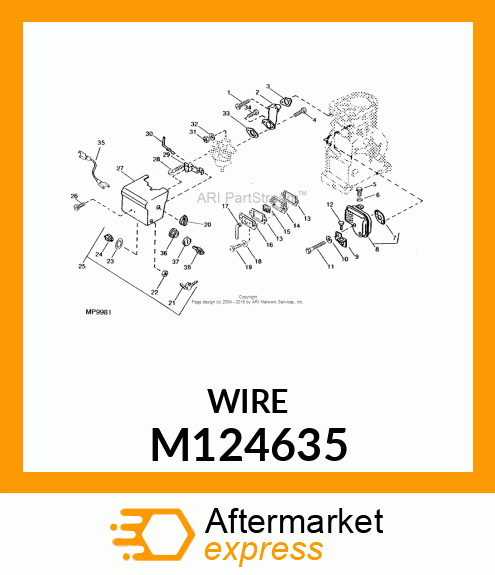 Wiring Lead M124635