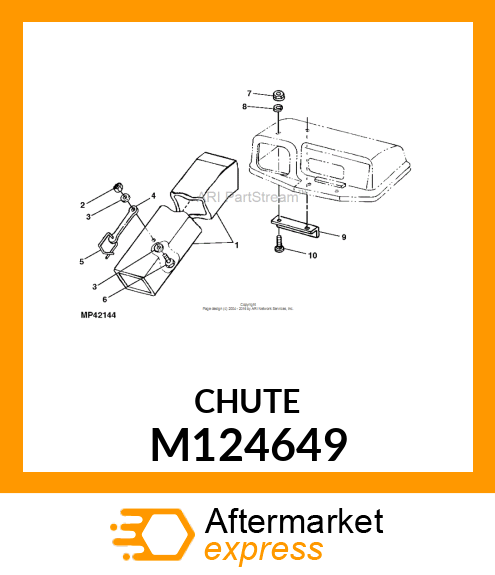 CHUTE, DISCHARGE M124649