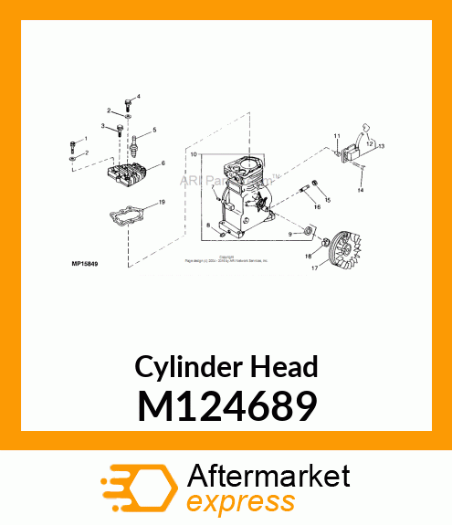 Cylinder Head M124689