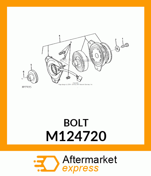 SCREW, HEX HEAD, M10 X 70 M124720