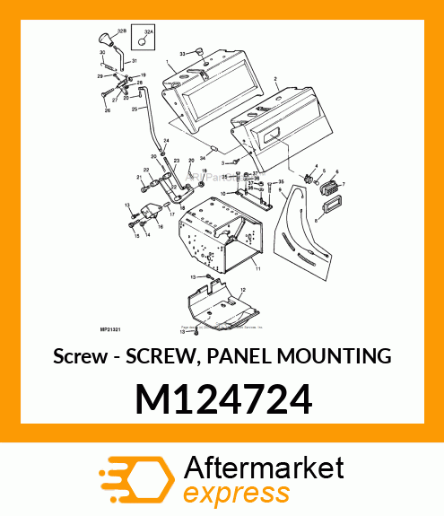 Screw Panel Mounting M124724