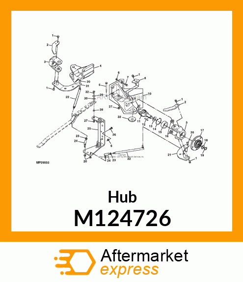 Hub M124726