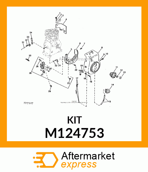 Baffle Blower Housing M124753