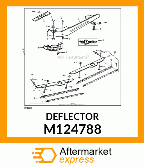 DEFLECTOR, DEFLECTOR, LIP 48 M1731 M124788