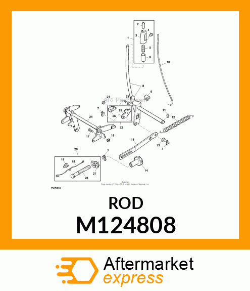 CLIP, DETENT (DEPTH STOP) M124808