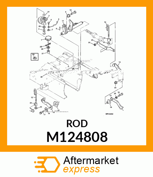 CLIP, DETENT (DEPTH STOP) M124808