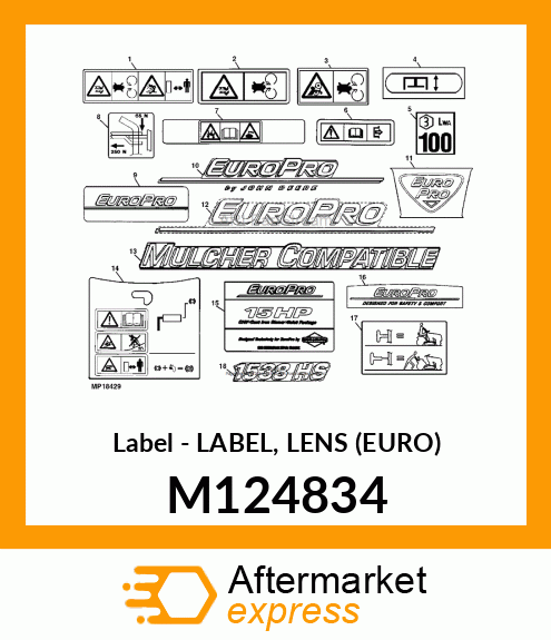 Label M124834