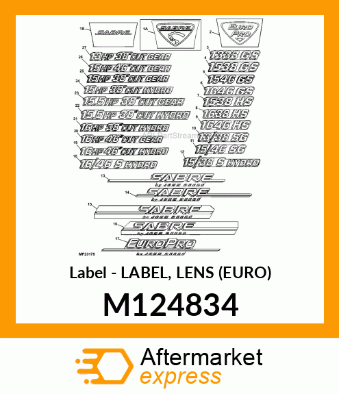 Label M124834