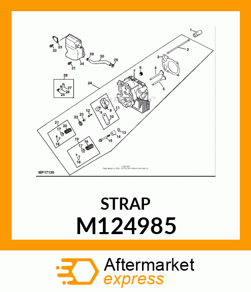 STRAP, STRAP, LIFTING M124985