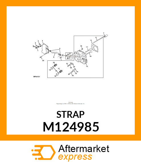 STRAP, STRAP, LIFTING M124985