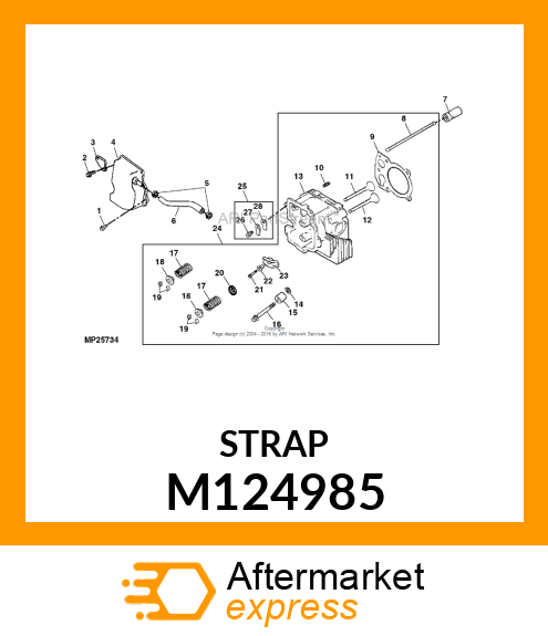 STRAP, STRAP, LIFTING M124985