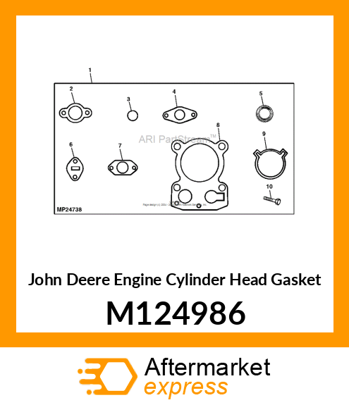 GASKET, CYLINDER HEAD M124986