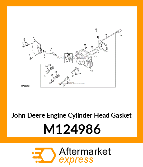 GASKET, CYLINDER HEAD M124986