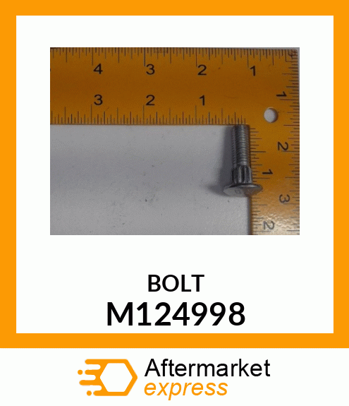 BOLT, RD HD RIB NK M8X1.25X30 M124998