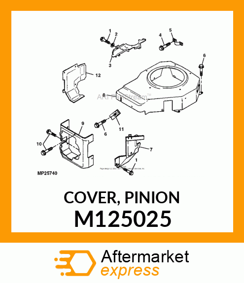 COVER, PINION M125025