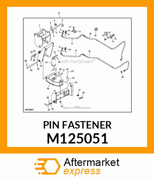 SHAFT, SUPPORT M125051