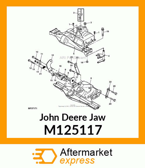 JAW, BRAKE M125117