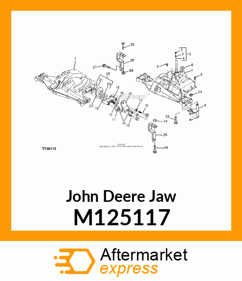 JAW, BRAKE M125117