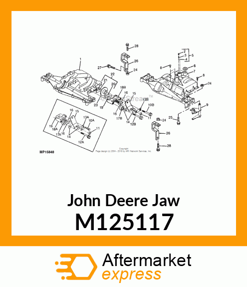 JAW, BRAKE M125117