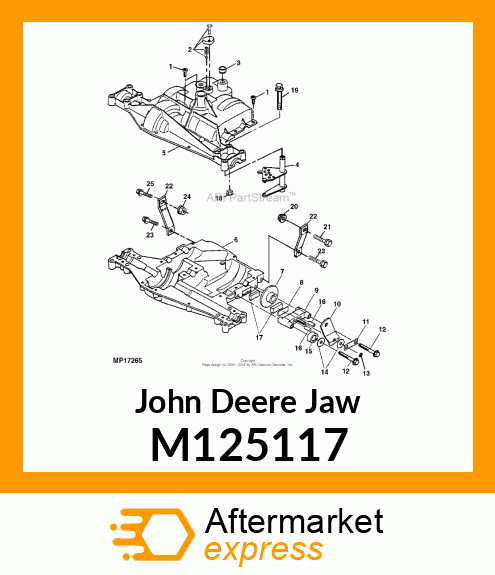 JAW, BRAKE M125117