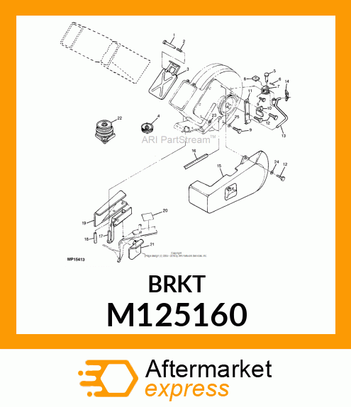 BRACKET, BRACKET, LATCH MOUNTING M125160