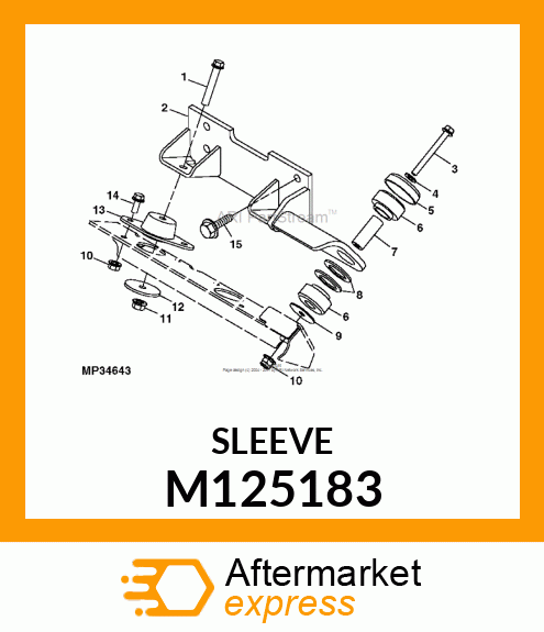 SLEEVE, ISOLATOR M125183