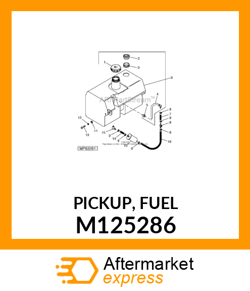 PICKUP, FUEL M125286