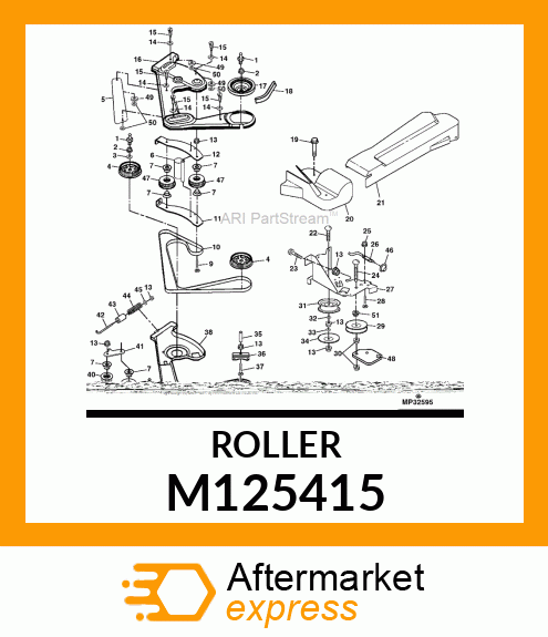 SPACER, TENSION SPRING M125415