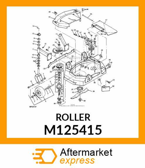 SPACER, TENSION SPRING M125415