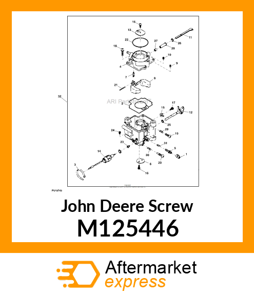 SCREW, PILOT AIR M125446