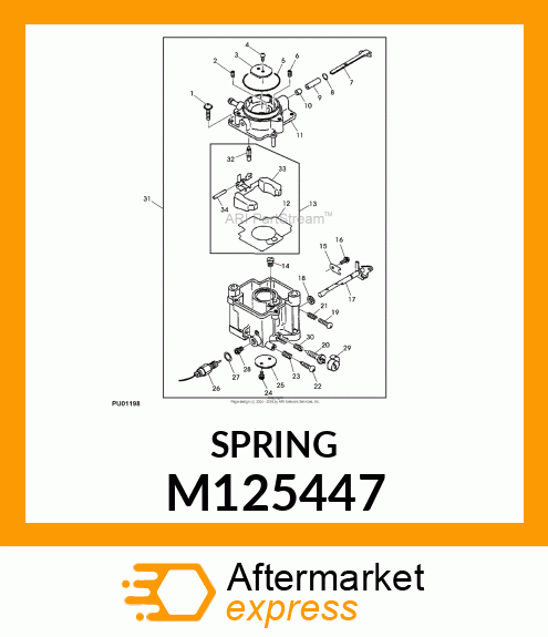 SPRING M125447