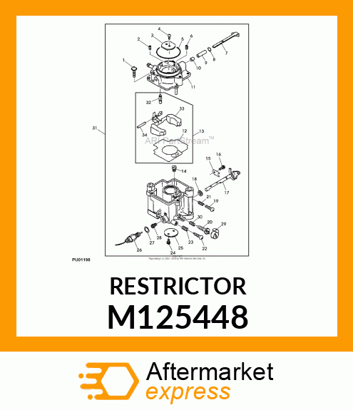 RESTRICTOR M125448