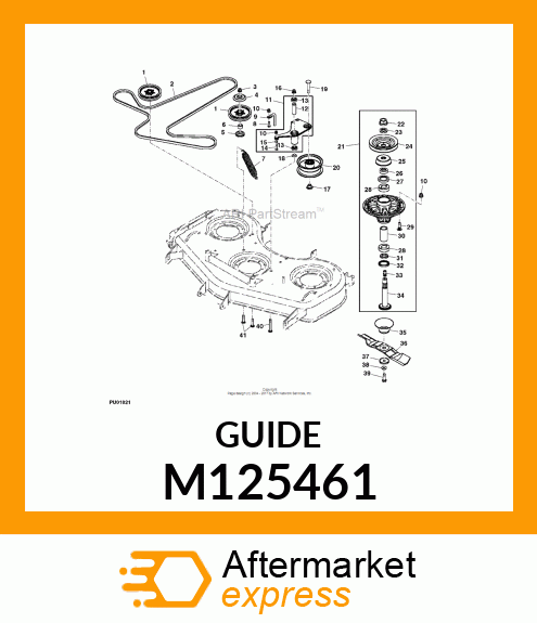 GUIDE, BELT M125461